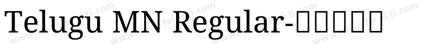Telugu MN Regular字体转换